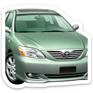 Darkest Silver/Green 2003 Toyota Camry sticker