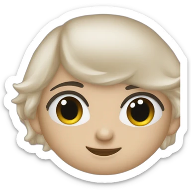 chuchu com corações sticker