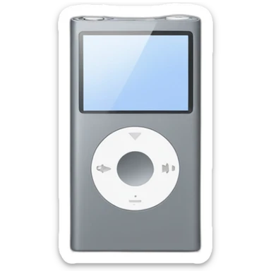 grey iPod nano sticker