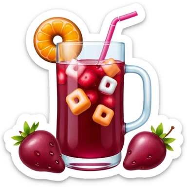  dunkin donuts berry sangria refresher  sticker