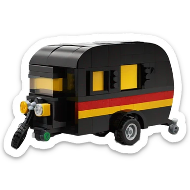 Lego Batman and Scooby and Darth Vader 1790 horseless caravan  sticker