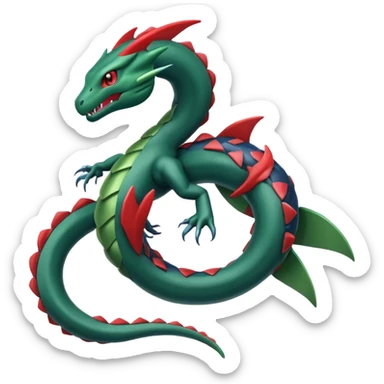 Rayquaza-Zygarde-Salamence-fusion (full body) sticker