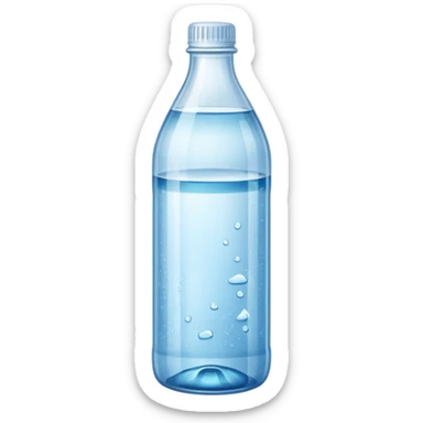Botella de agua mineral sticker
