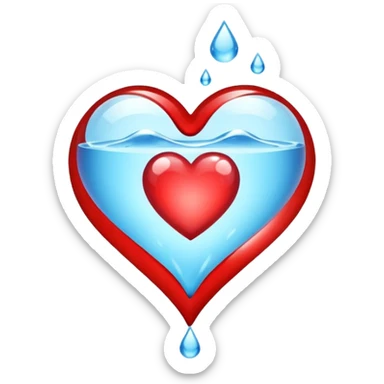 💦combined with 😍 sticker