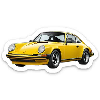 Porsche 911 carrera 1976 sticker