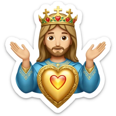Sagrado corazón de jesus sticker