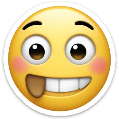 smile that blinking and smiling sticker