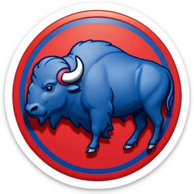 Buffalo bills logo sticker