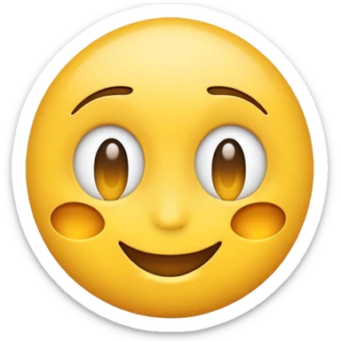 Emoji with one missing eye  sticker