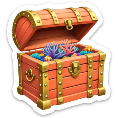 Coral Reef Treasure sticker