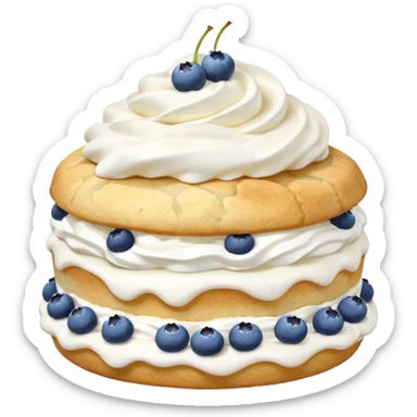 blueberry shortcake sticker