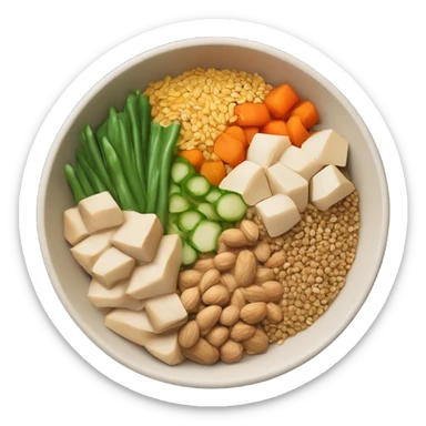 bowl of healthy food sticker