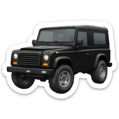 4X4 black vigo  sticker