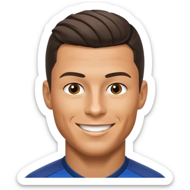Sa un emoji de CR7  sticker