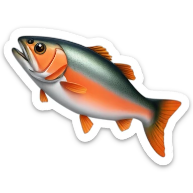 salmon with sweet potato sticker