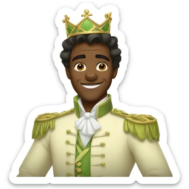 Prince from princess and the frog  sticker