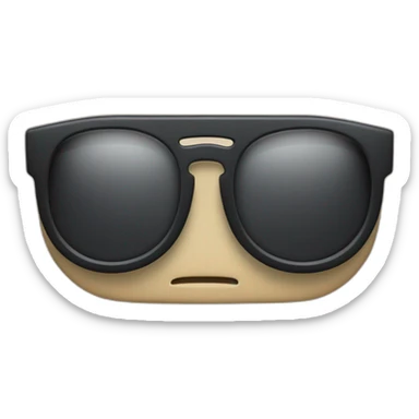 Iphone 14 pro max with glases sticker