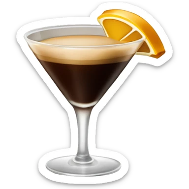 an espresso martini drink sticker