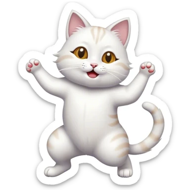 gato bailando sticker