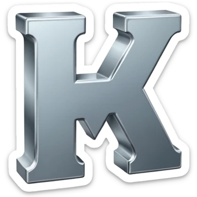 Block letters: A,T & X sticker