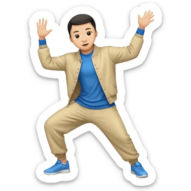 Chinese man twerking clothed this time  sticker