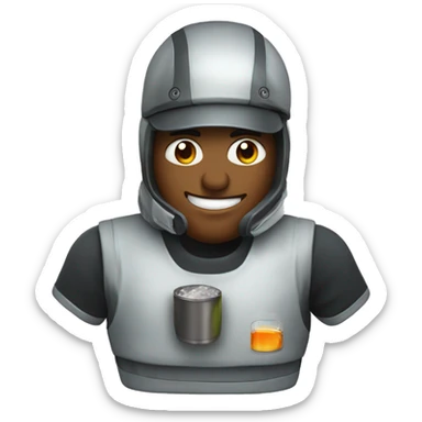 emoji de un termo sticker