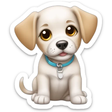 Cachorro pequeno sticker