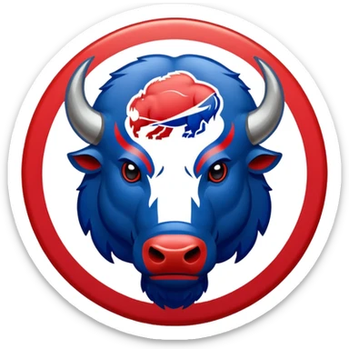 Buffalo bills logo sticker