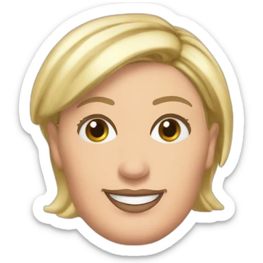 fabulous marine le pen sticker