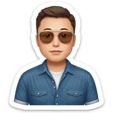 elon musk in portugal sticker