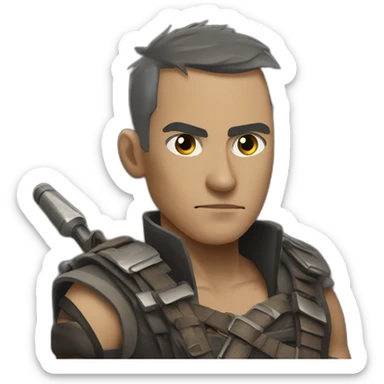 Hombre furiosa sticker