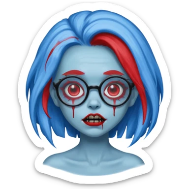 Ghoulia the monster high doll sticker