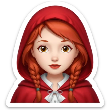 little red riding hood sticker