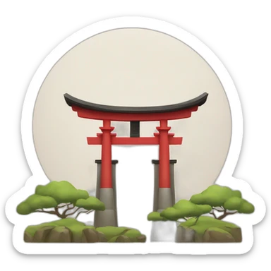 Shinto Torii Gate sticker