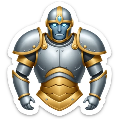 Titan cuirassé en pleine transformation sticker