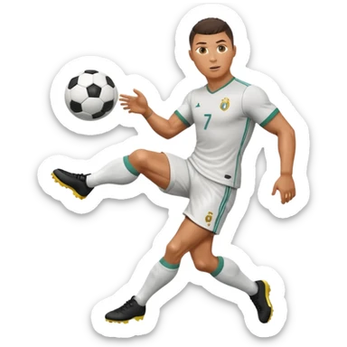 Ronaldo shooting sticker