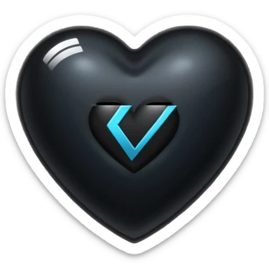 a emoji of a black hearth with inside text "zinjectra" sticker