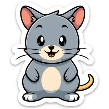 Tom and Jerry friends sticker