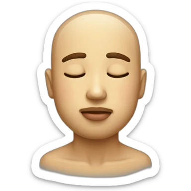 man kiss with closed eyes sticker