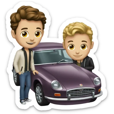 gay guys with MG car sticker