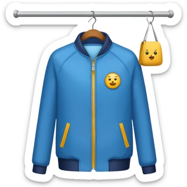 try on jacket customer changing room sticker