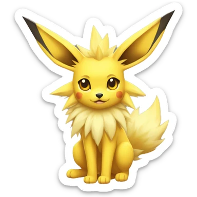 Jolteon-Umbreon-Flareon full body sticker