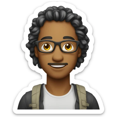 élève qui veut pas faire ses devoirs  sticker