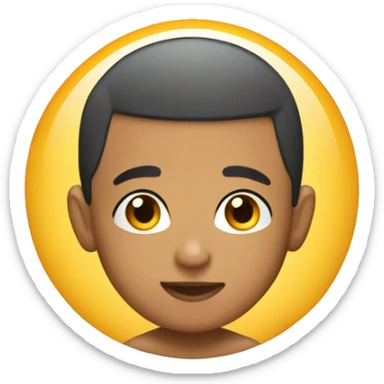 Hispanic boy with buzzcut sticker