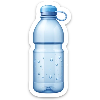 botella de agua gym sticker