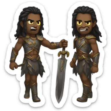 warriors of chaos sticker