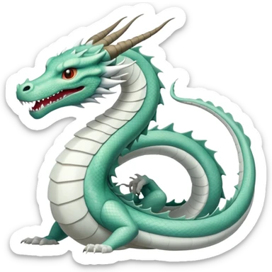 Dragon Haku from Spirited Away sticker