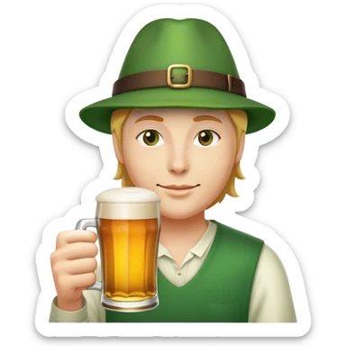 St Patrick’s day sticker