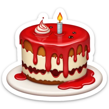 a food with open injury on the sole of the foot sticker