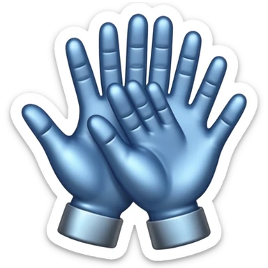 Emoji of rubbing hands menacing sticker